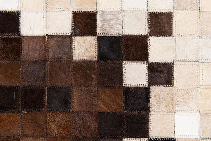 5' x 8' Cowhide Stocks Rug