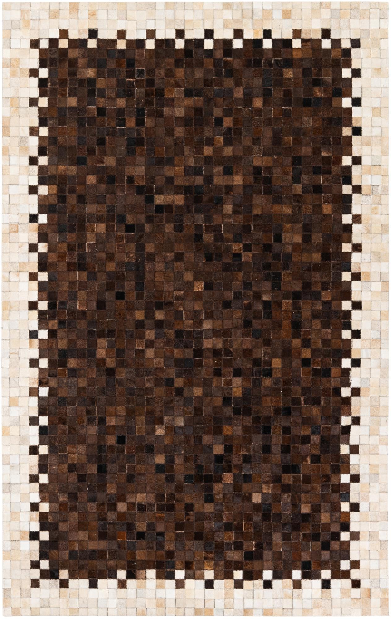 5' x 8' Cowhide Stocks Rug
