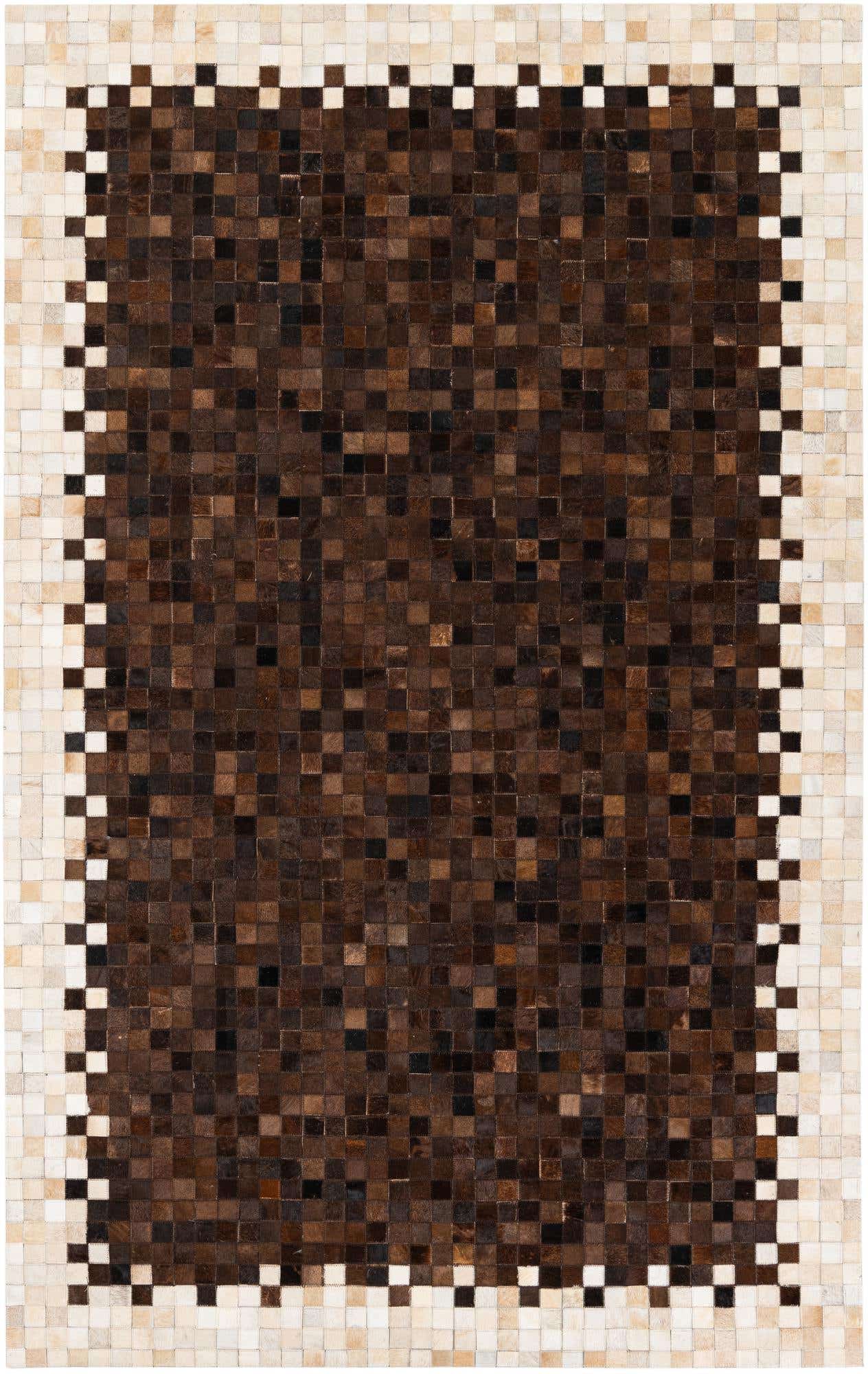 5' x 8' Cowhide Stocks Rug
