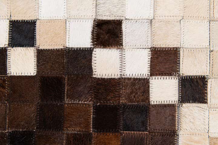 5' 1 x 8' 1 Cowhide Stocks Rug