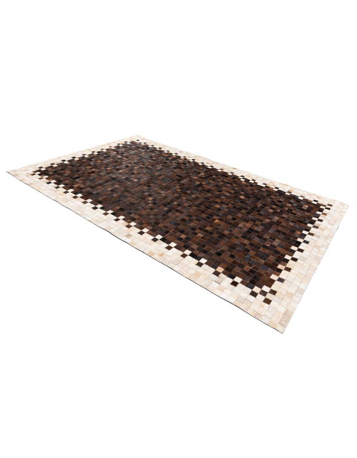 Detail image of 5' 1 x 7' 11 Cowhide Stocks Rug