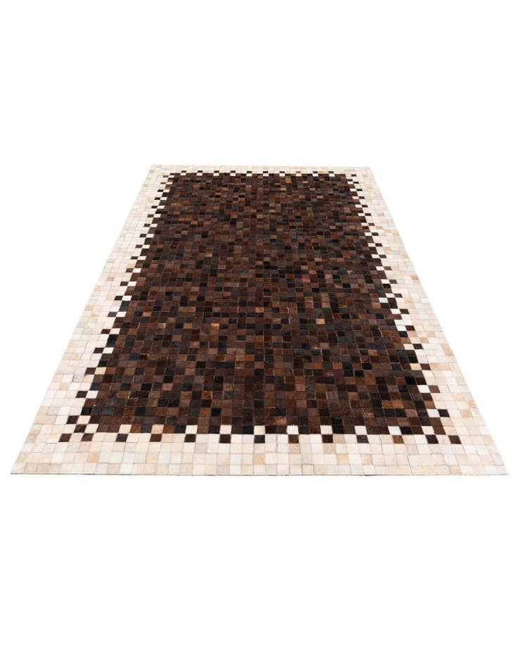 Detail image of 5' 1 x 7' 11 Cowhide Stocks Rug