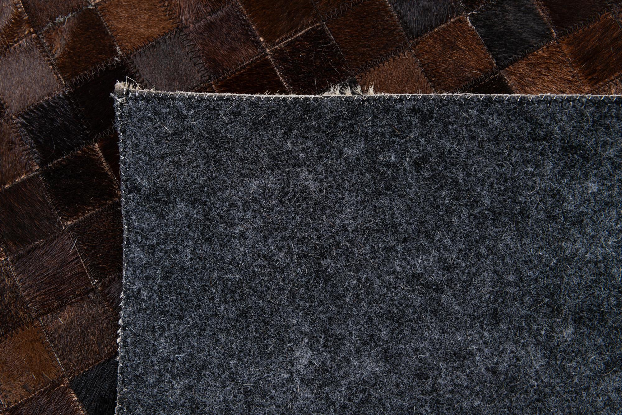 5' 1 x 7' 11 Cowhide Stocks Rug