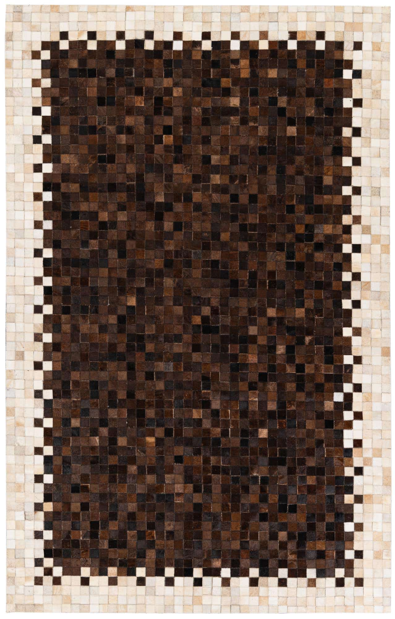 5' 1 x 7' 11 Cowhide Stocks Rug