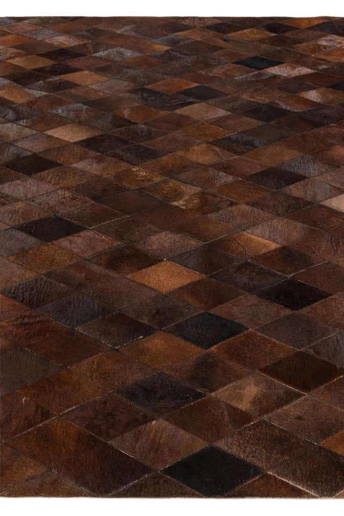 5' 7 x 7' 11 Cowhide Stocks Rug