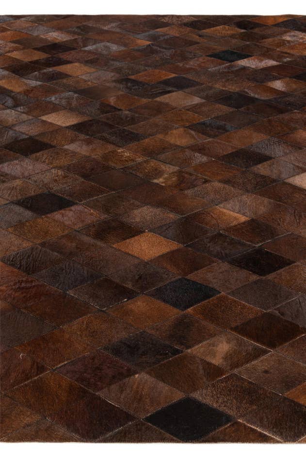 Detail image of 5' 7 x 7' 11 Cowhide Stocks Rug
