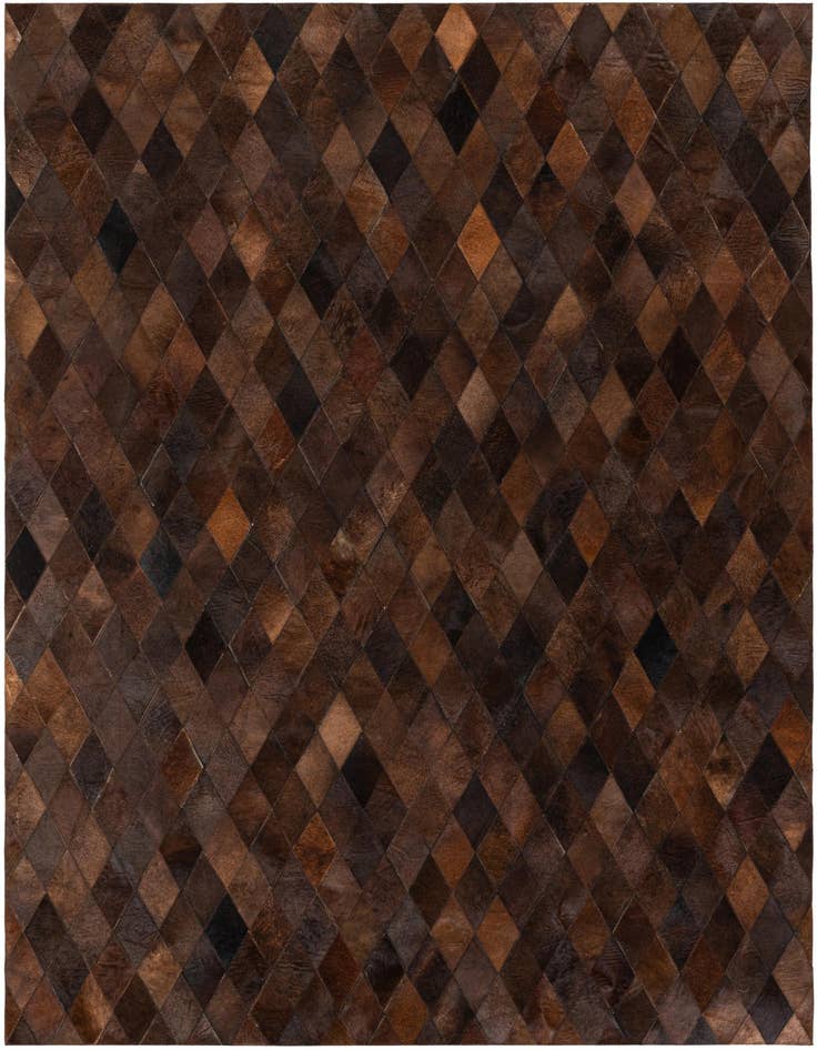 Detail image of 5' 7 x 7' 11 Cowhide Stocks Rug