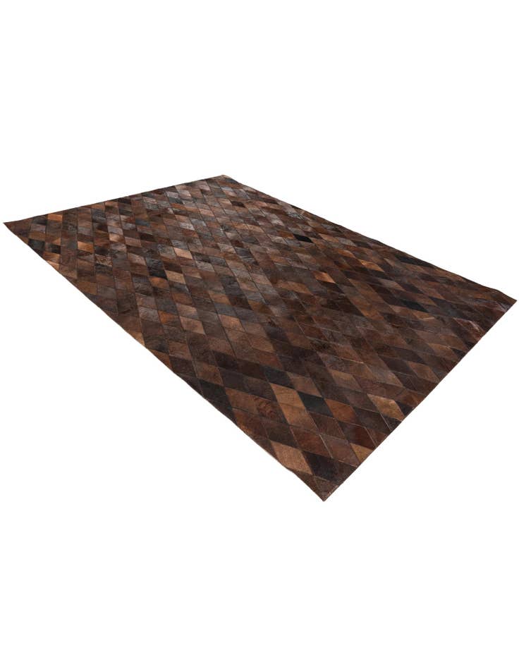 Detail image of 5' 7 x 7' 11 Cowhide Stocks Rug