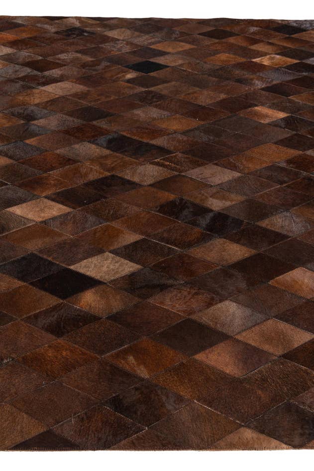 Detail image of 5' 7 x 7' 11 Cowhide Stocks Rug