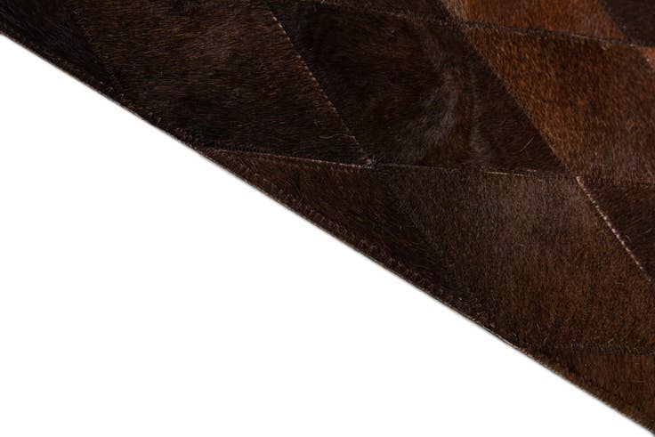 Detail image of 5' 7 x 7' 11 Cowhide Stocks Rug