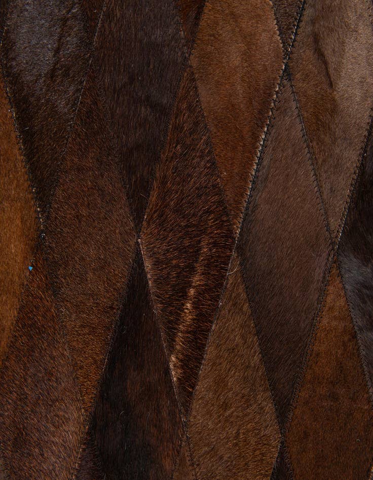 Detail image of 5' 7 x 7' 11 Cowhide Stocks Rug