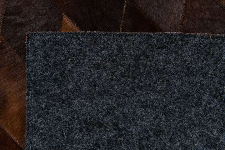 5' 7 x 7' 11 Cowhide Stocks Rug