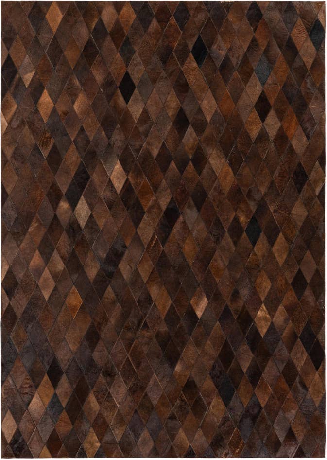 Detail image of 5' 7 x 7' 11 Cowhide Stocks Rug