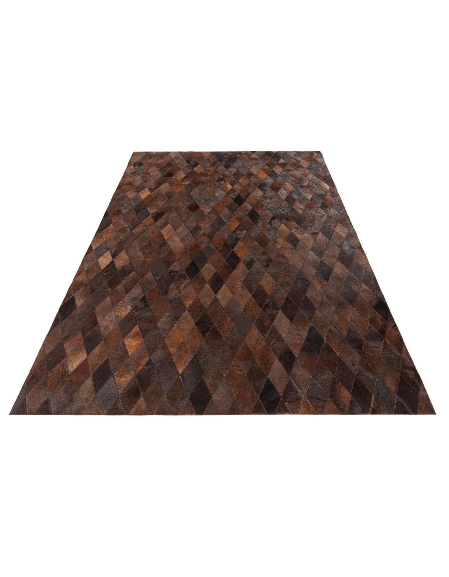 5' 7 x 7' 11 Cowhide Stocks Rug