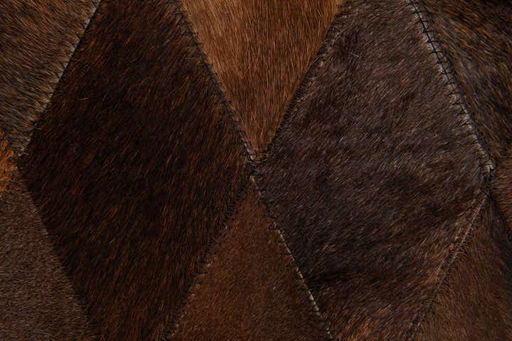5' 7 x 7' 11 Cowhide Stocks Rug