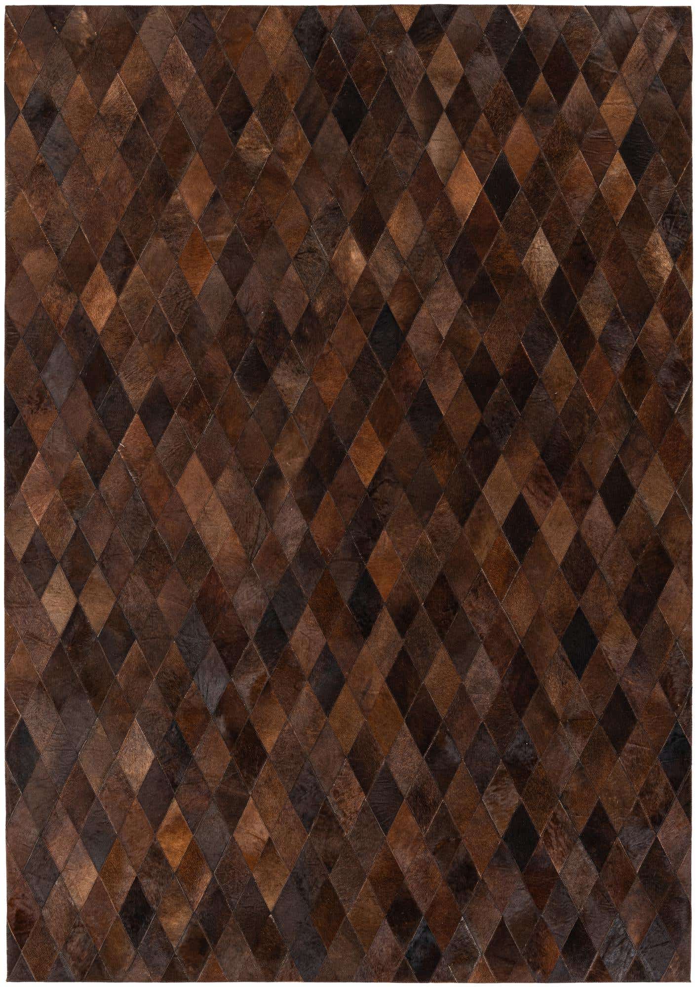 5' 7 x 7' 11 Cowhide Stocks Rug