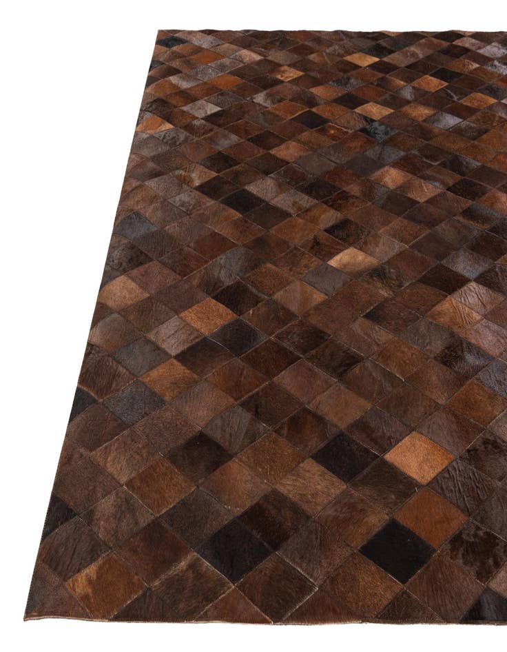 Detail image of 5' 7 x 7' 11 Cowhide Stocks Rug
