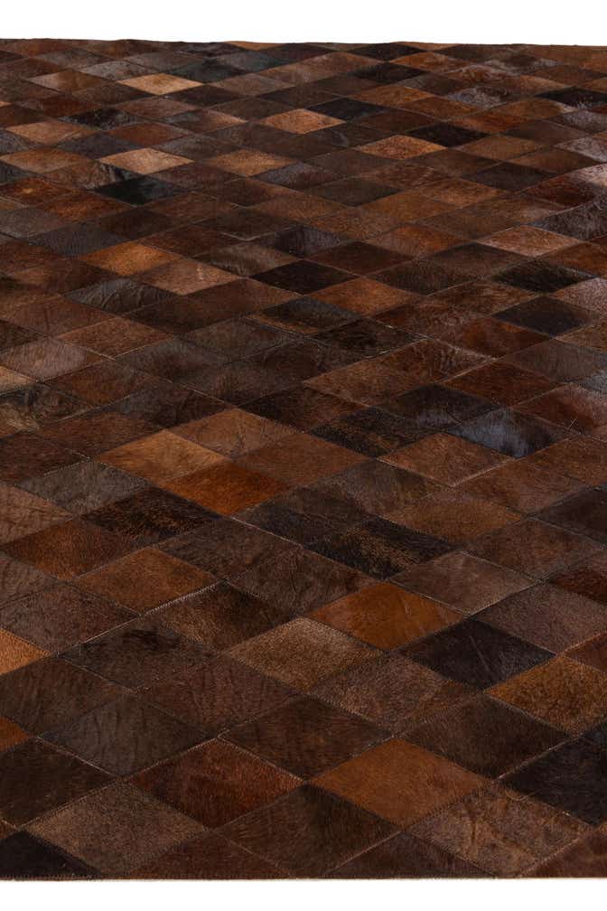 5' 7 x 7' 11 Cowhide Stocks Rug