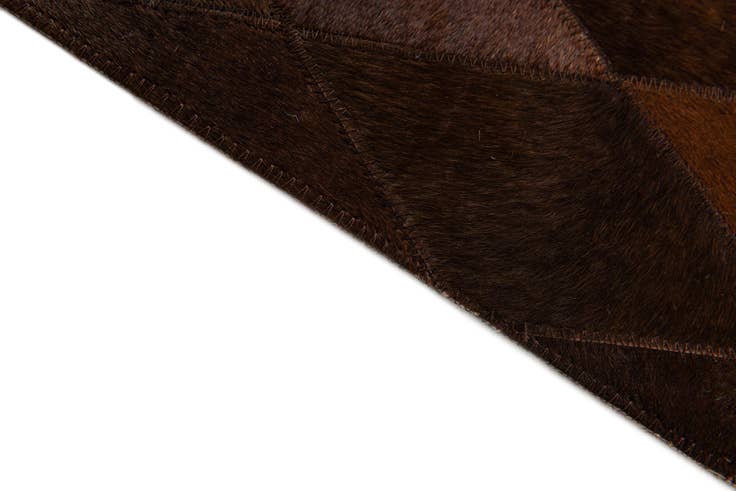 Detail image of 5' 7 x 7' 11 Cowhide Stocks Rug