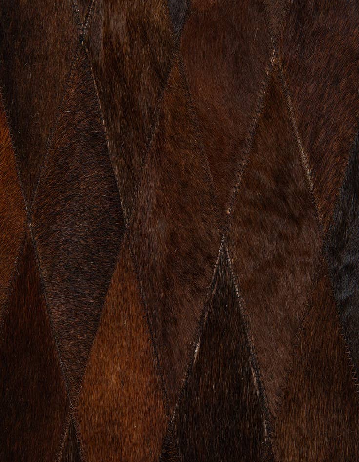 Detail image of 5' 7 x 7' 11 Cowhide Stocks Rug