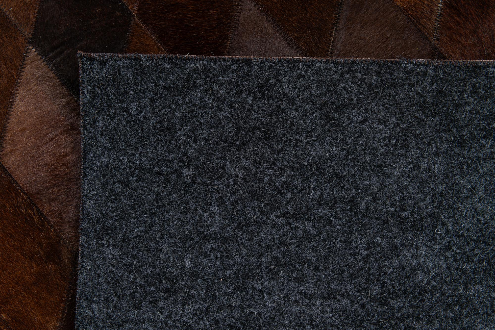 5' 7 x 7' 11 Cowhide Stocks Rug