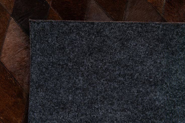 Detail image of 5' 7 x 7' 11 Cowhide Stocks Rug