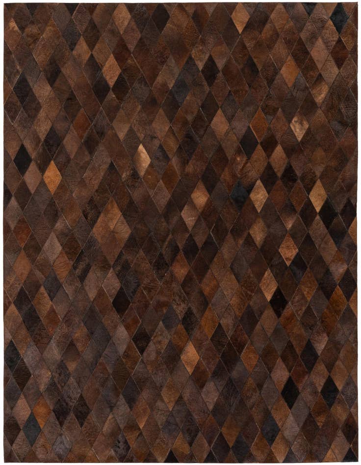 Detail image of 5' 7 x 7' 11 Cowhide Stocks Rug