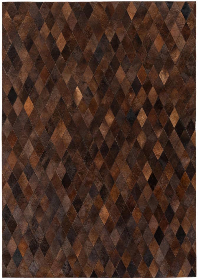Detail image of 5' 7 x 7' 11 Cowhide Stocks Rug