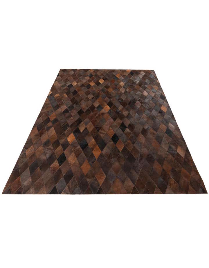 5' 7 x 7' 11 Cowhide Stocks Rug