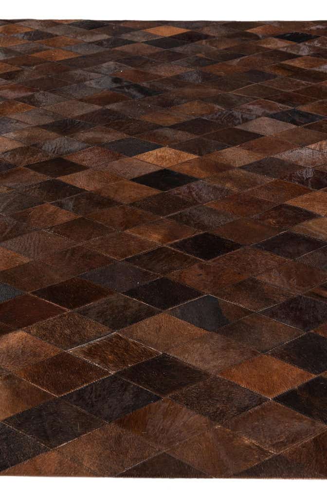 5' 7 x 7' 11 Cowhide Stocks Rug