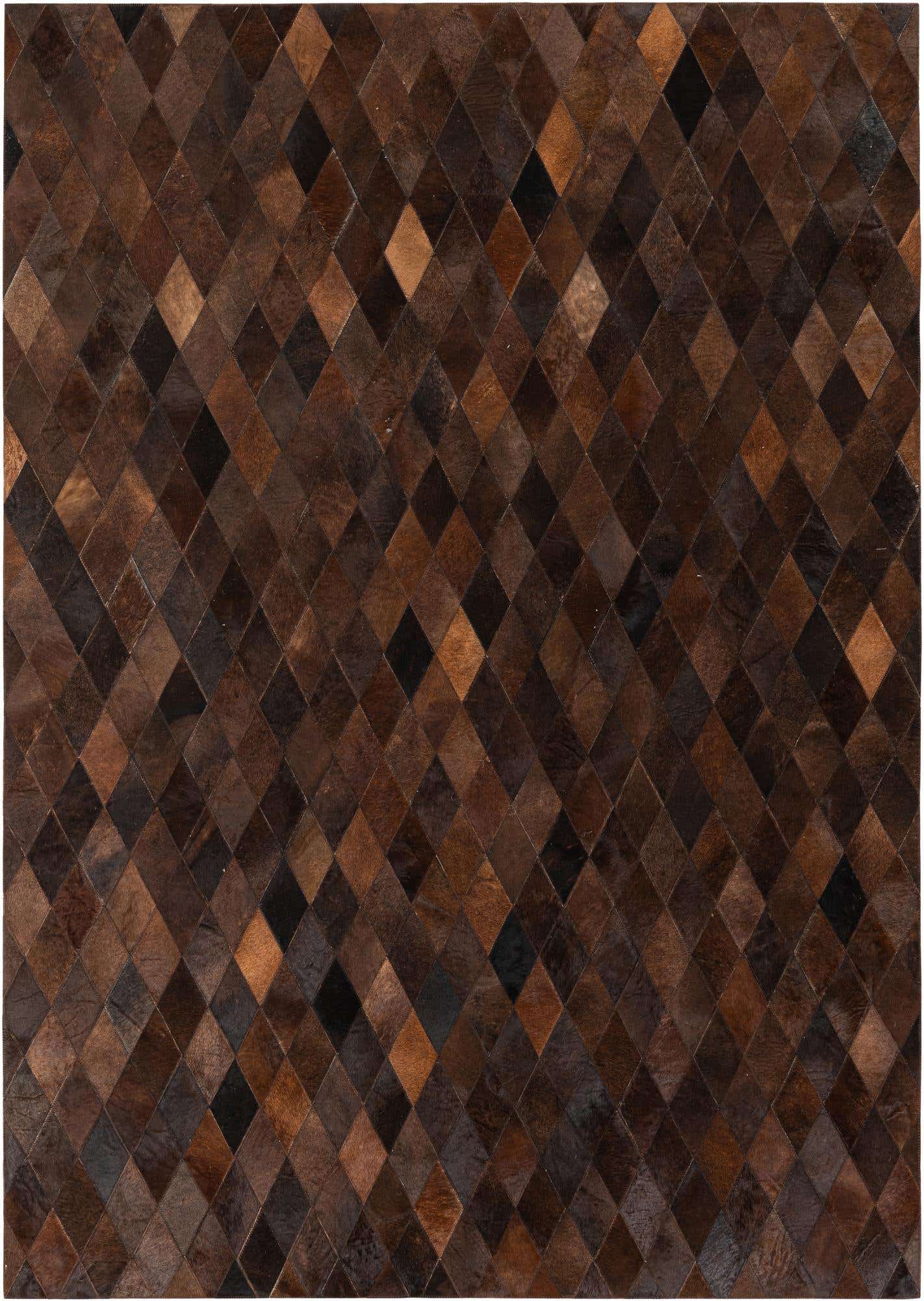 5' 7 x 7' 11 Cowhide Stocks Rug