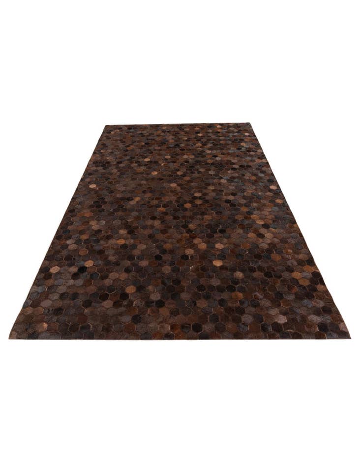 Detail image of 5' 1 x 7' 11 Cowhide Stocks Rug