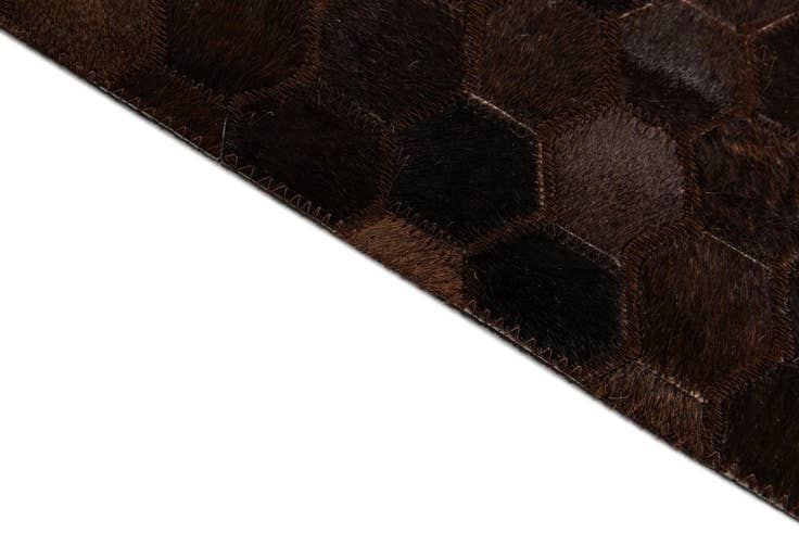 Detail image of 5' 1 x 7' 11 Cowhide Stocks Rug