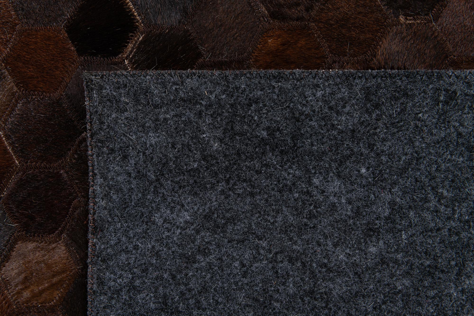 5' 1 x 7' 11 Cowhide Stocks Rug