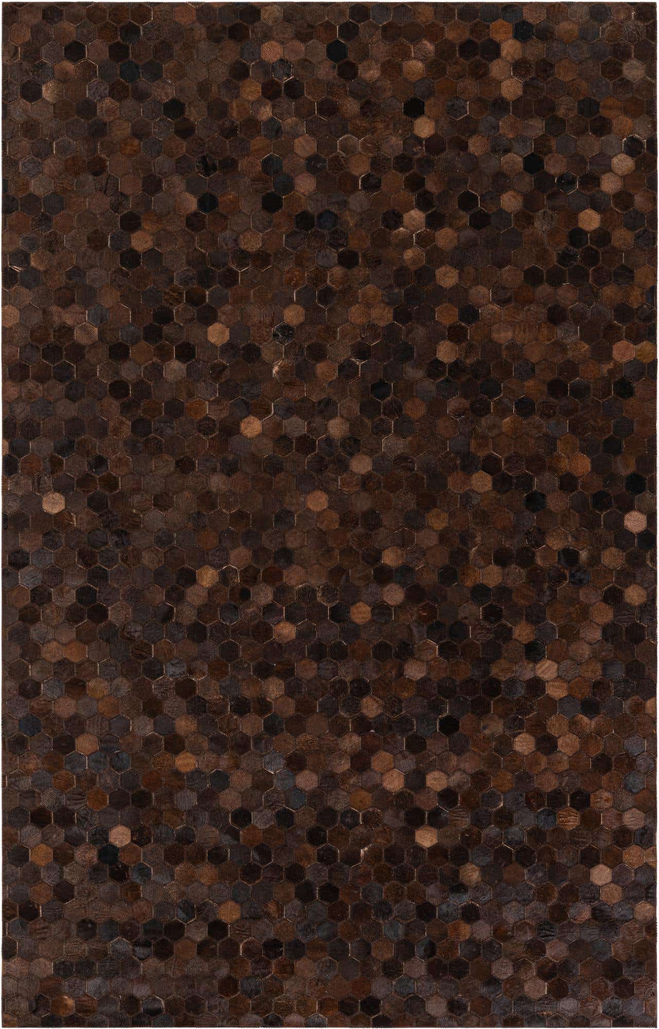 5' 1 x 7' 11 Cowhide Stocks Rug