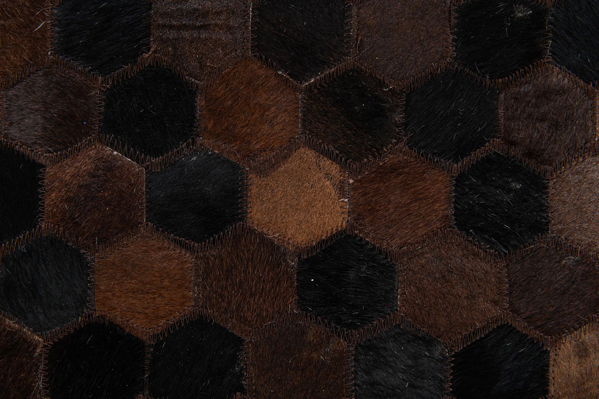 5' x 7' 11 Cowhide Stocks Rug