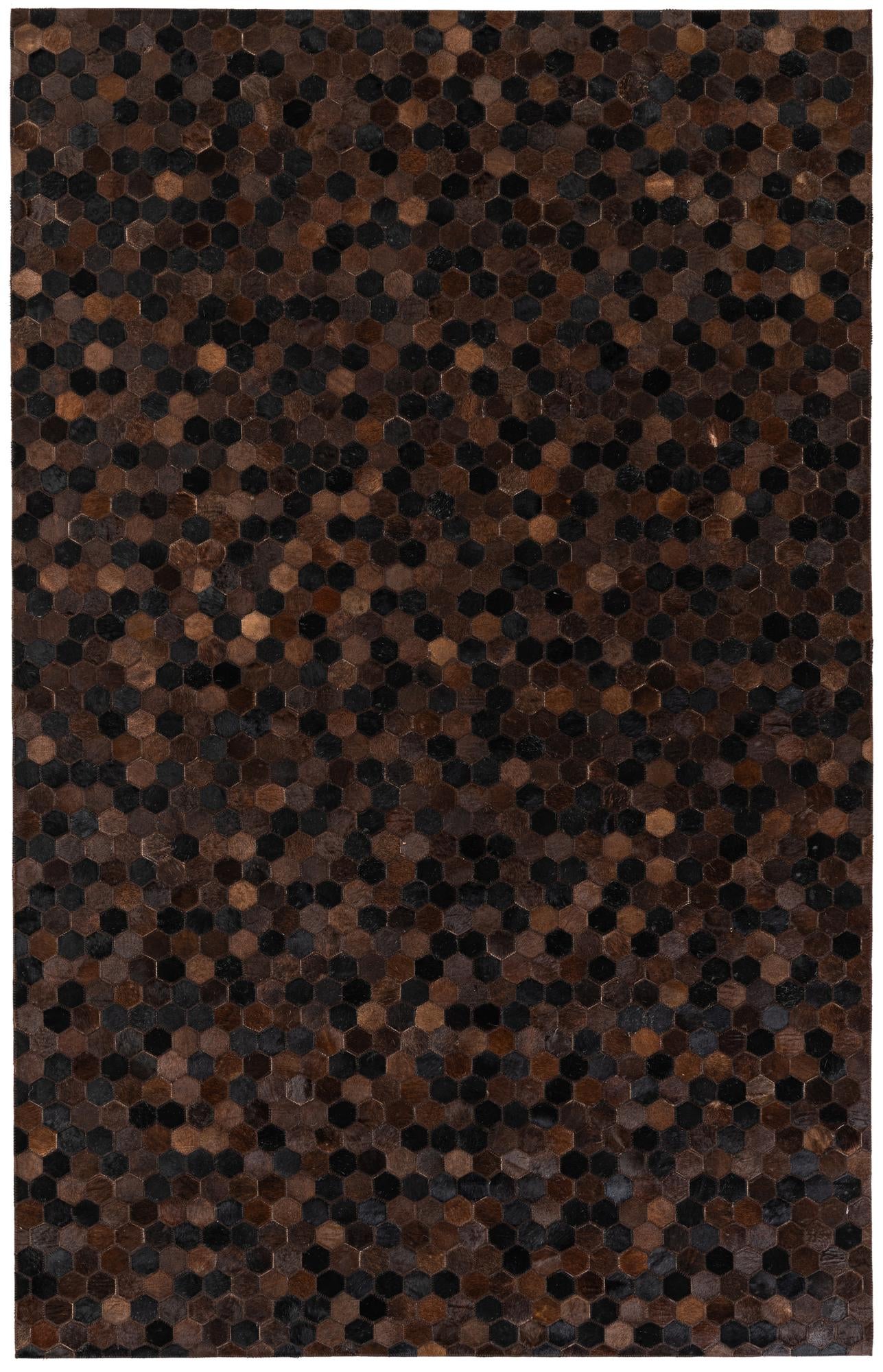 5' x 7' 11 Cowhide Stocks Rug