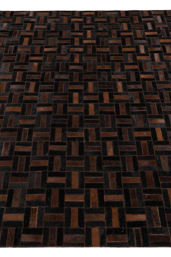 4' 11 x 7' 11 Cowhide Stocks Rug