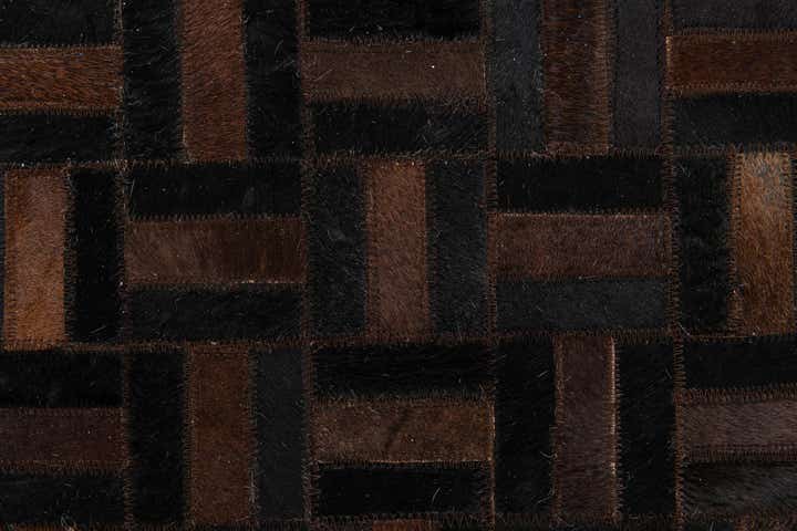 4' 11 x 7' 11 Cowhide Stocks Rug
