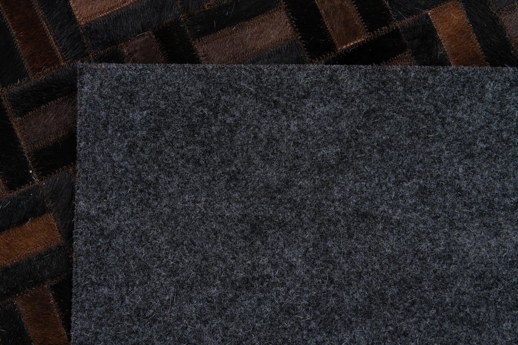 4' 11 x 7' 11 Cowhide Stocks Rug