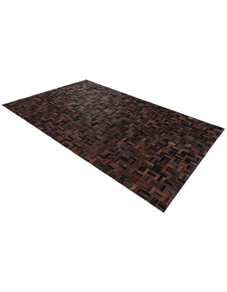 Detail image of 5' x 7' 11 Cowhide Stocks Rug