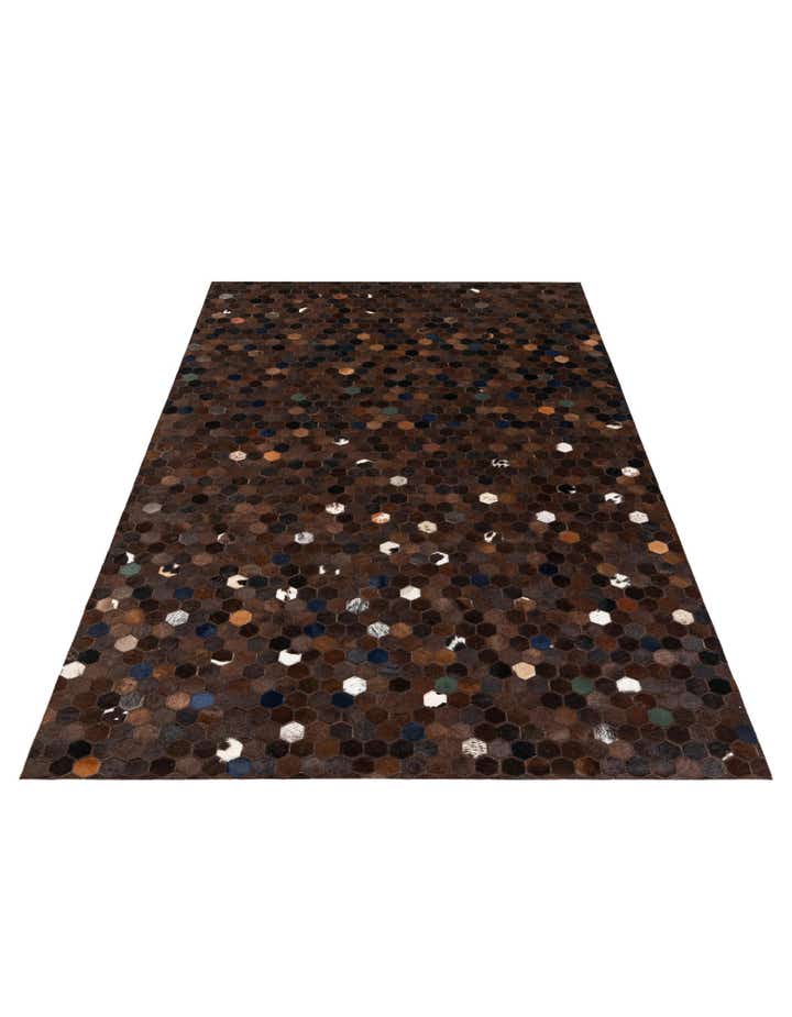 5' x 8' Cowhide Stocks Rug