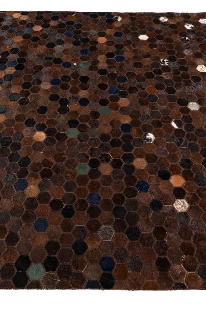 5' x 8' Cowhide Stocks Rug