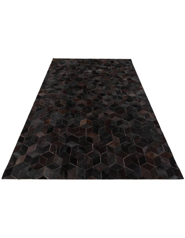 Detail image of 5' 2 x 8' Cowhide Stocks Rug
