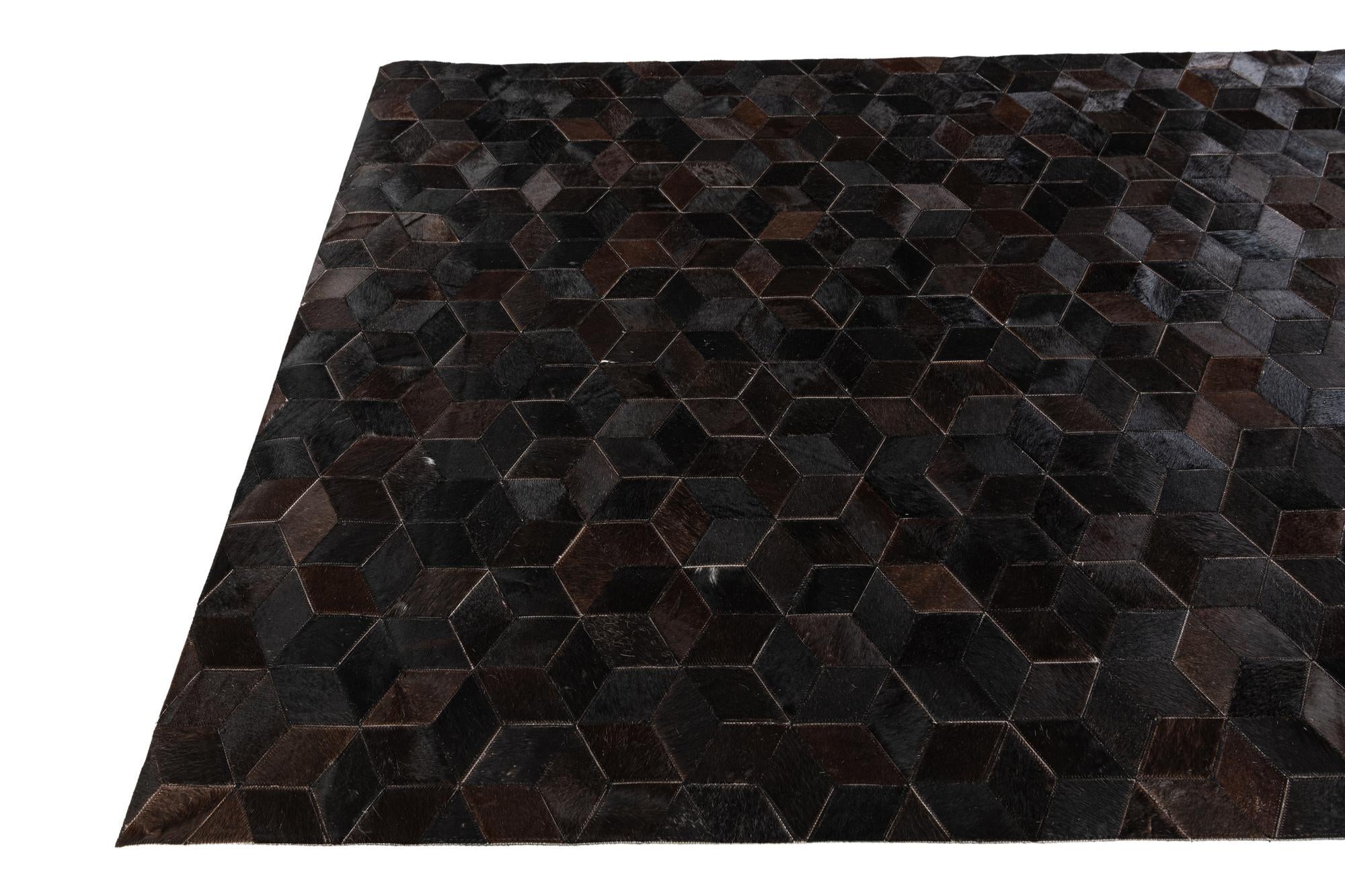 155cm x 245cm Cowhide Stocks Alfombra
