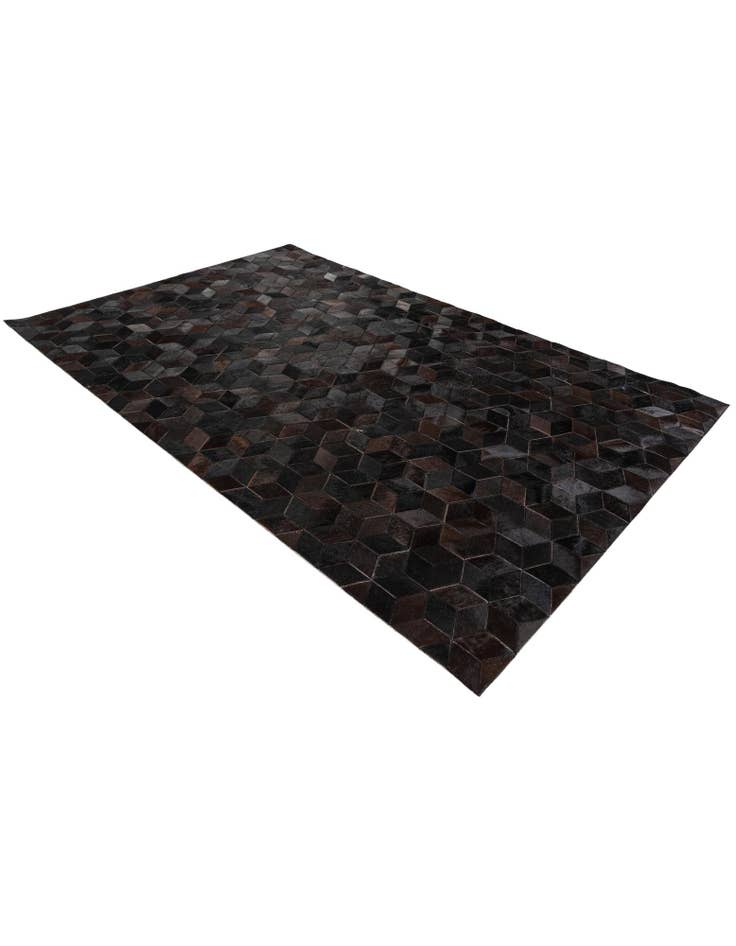 Detail image of 5' 2 x 8' Cowhide Stocks Rug