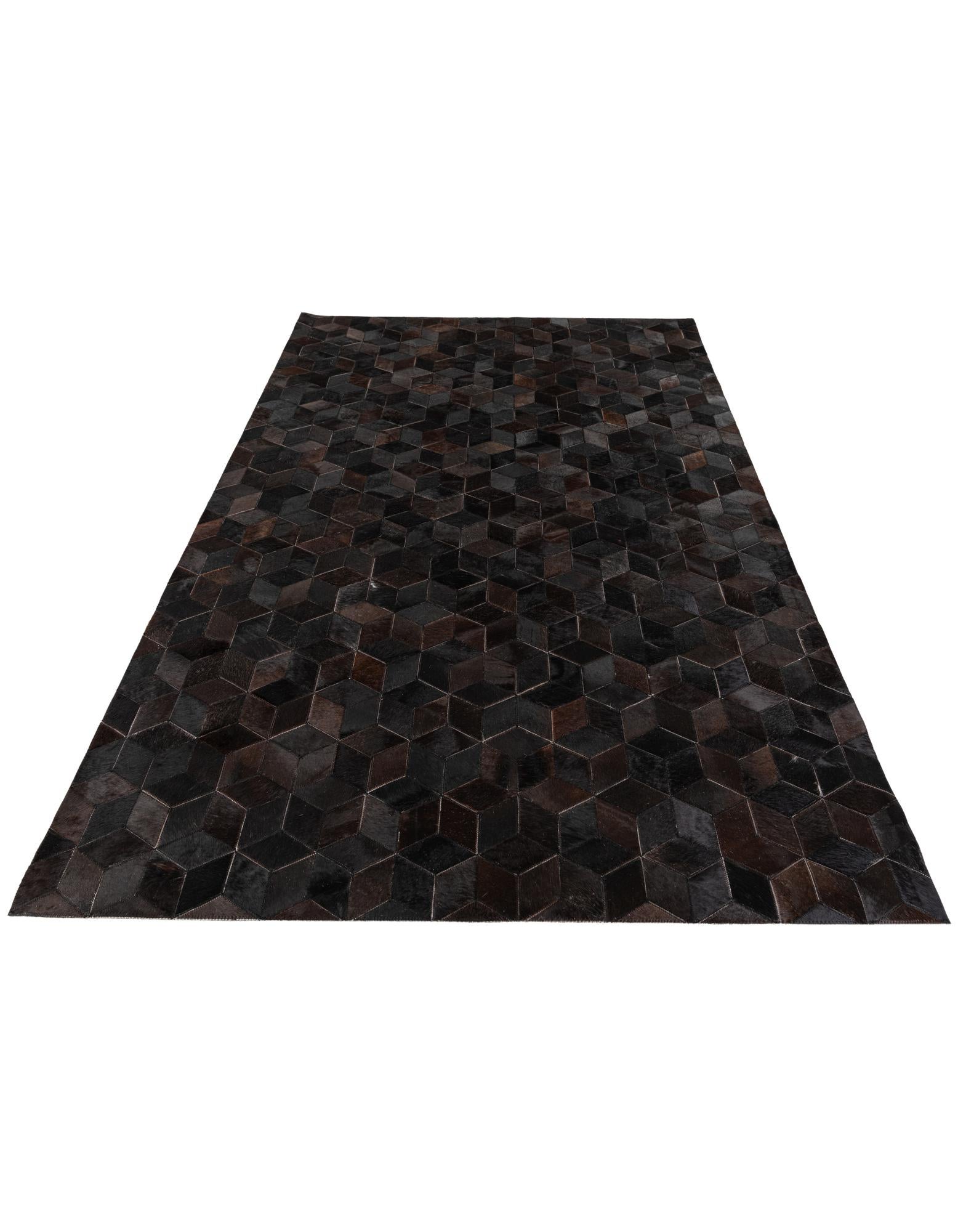 5' 2 x 8' Cowhide Stocks Rug