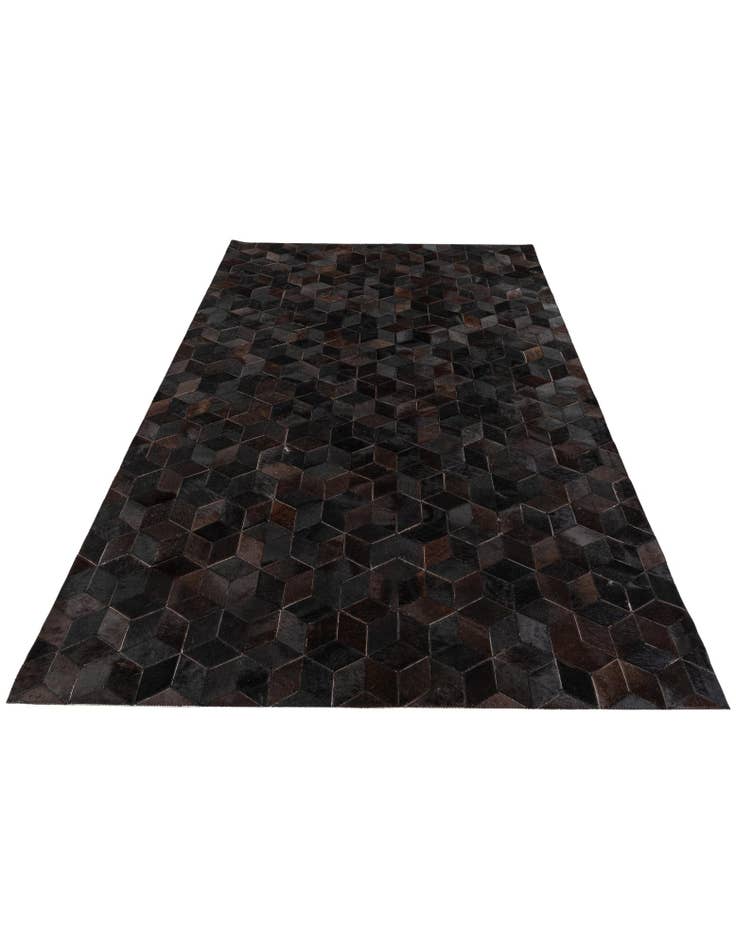 Detail image of 5' 2 x 8' Cowhide Stocks Rug