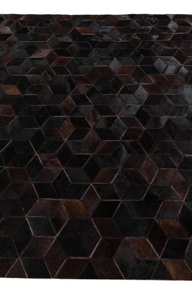 Detail image of 5' 2 x 8' Cowhide Stocks Rug