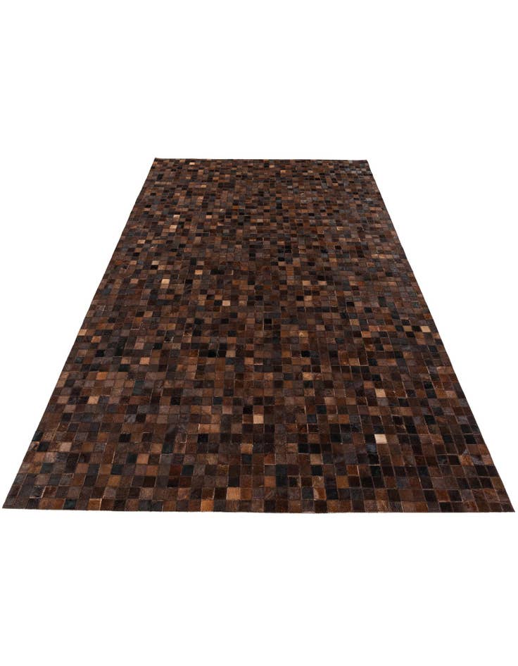 Detail image of 5' 1 x 8' Cowhide Stocks Rug